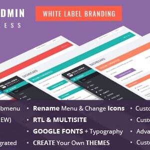 Ultra WordPress Admin Theme v11.6 Free
