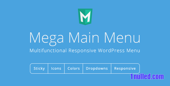 Mega Main Menu v2.2.3 Nulled - WordPress Menu Plugin