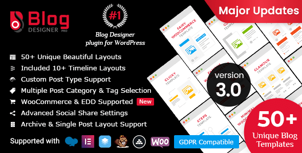 Blog Designer PRO for WordPress v3.4.8 Free