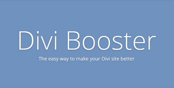 Divi Booster v4.3.6 Free