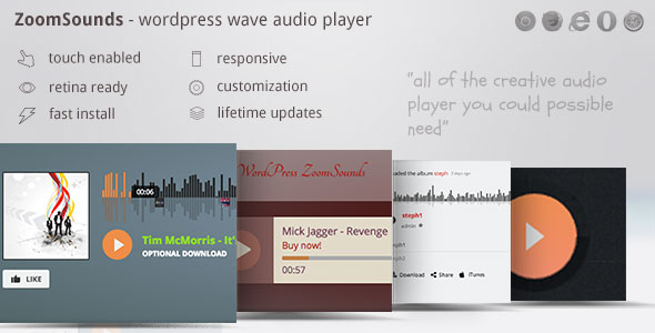 ZoomSounds v6.90 Nulled - WordPress Audio Player