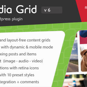 Media Grid v7.5.5 Nulled – WordPress Responsive Portfolio