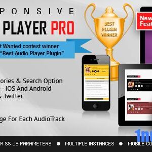 Responsive HTML5 Audio Player PRO v3.5.7 Free
