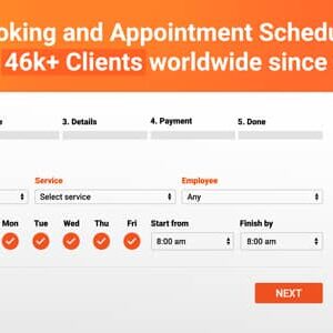 Bookly PRO v6.6 – Appointment Booking and Scheduling Software System Free