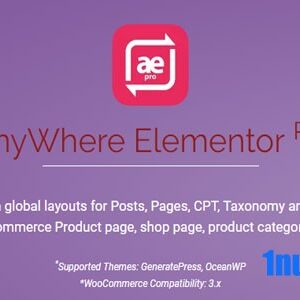 AnyWhere Elementor Pro v2.25.9 Nulled – Global Post Layouts