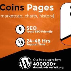 Coin Market Cap & Prices v5.5.1 Nulled – WordPress Cryptocurrency Plugin