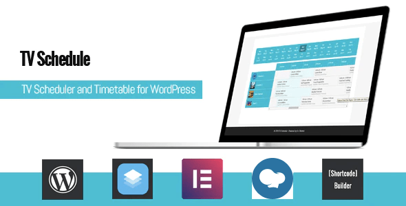 TV Schedule and Timetable for WordPress v1.6 Free