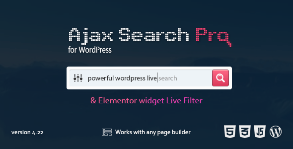 Ajax Search Pro for WordPress v4.26.4 Free