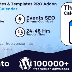 The Events Calendar Shortcode and Templates Pro v3.0 Free