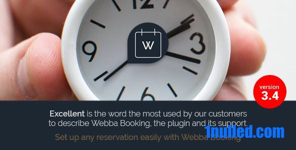 Webba Booking v5.0.38 Nulled - WordPress Appointment & Reservation plugin