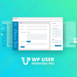 WP User Frontend Pro Business v4.0.5 Nulled – Ultimate Frontend Solution For WordPress