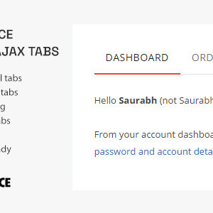 SS WooCommerce Myaccount Ajax Tabs v2.5.0 Free