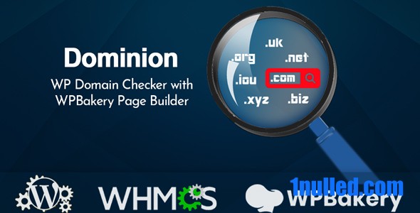 Dominion v1.9.5 Nulled - WP Domain Checker with WPBakery Page Builder