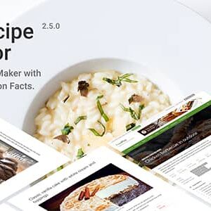 Total Recipe Generator v2.5.0 Nulled – WordPress Recipe Maker with Schema and Nutrition Facts