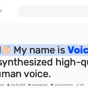Voicer v3.2.3 Nulled – Text to Speech Plugin for WordPress