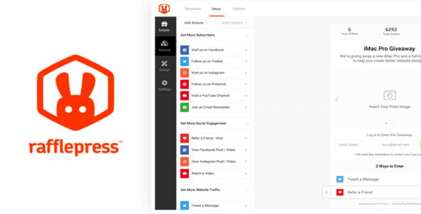 RafflePress Pro v1.12.2 Nulled - The Best WordPress Giveaway Plugin
