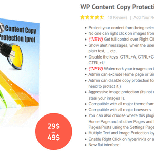 WP Content Copy Protection Pro v14.8 Free