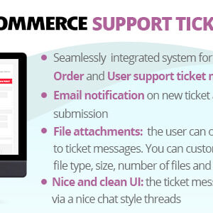 WooCommerce Support Ticket System v1.7.9 Free