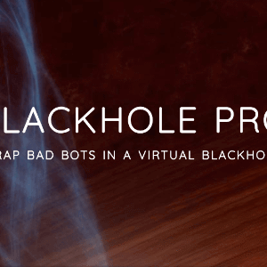 Blackhole Pro v3.4.1 Nulled – Trap Bad Bots In a Virtual Blackhole