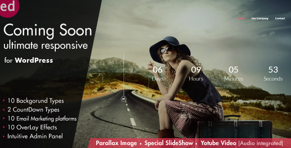 Coming Soon CountDown v3.9.0 Nulled - Responsive Wordpress Plugin
