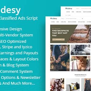 Modesy v2.3 Nulled – Marketplace & Classified Ads Script