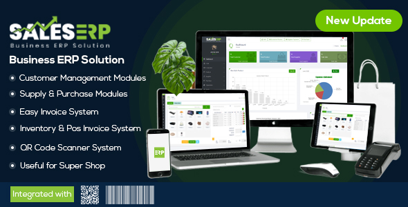 ERP v9.9 – Business ERP Solution / Product / Shop / Company Management Nulled