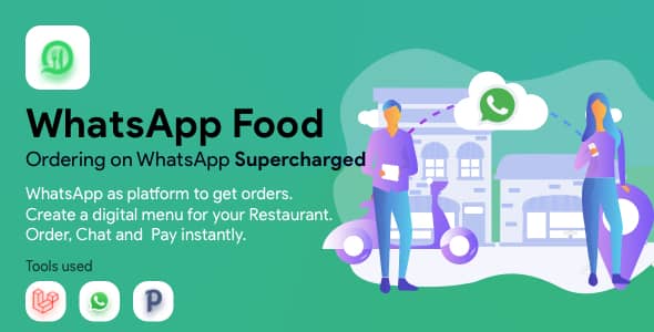 WhatsApp Food v3.3.0 Nulled - SaaS WhatsApp Ordering