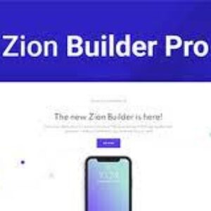 Zion Builder Pro v3.6.8 Nulled – The Fastest WordPress Page Builder