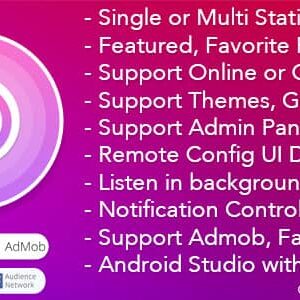 XRadio v4.6 Nulled – Best Radio Template For Android