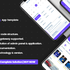 Car Wash Booking System with mobile apps android | Ios | Flutter v2.2 Free