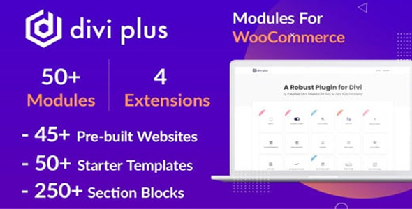 Divi Plus v1.11.0 Nulled - 50+ Powerful Modules for Divi Theme