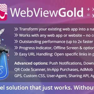 WebViewGold for iOS v13.0 – WebView URL/HTML to iOS app + Push, URL Handling, APIs & much more! Free