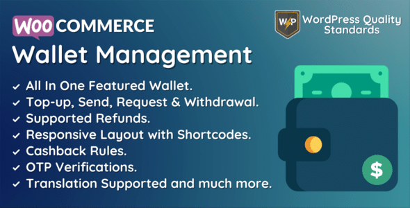 WooCommerce Wallet Management v3.6.0 Nulled - All in One