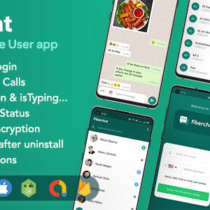 Fiberchat v1.0.50 Nulled – Whatsapp Clone Full Chat & Call App | Android & iOS Flutter Chat app
