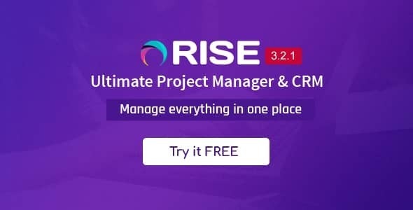 RISE v3.5.1 Nulled - Ultimate Project Manager & CRM