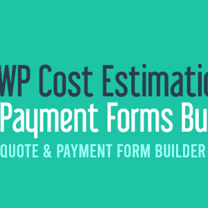 WP Cost Estimation & Payment Forms Builder v10.1.75 Free