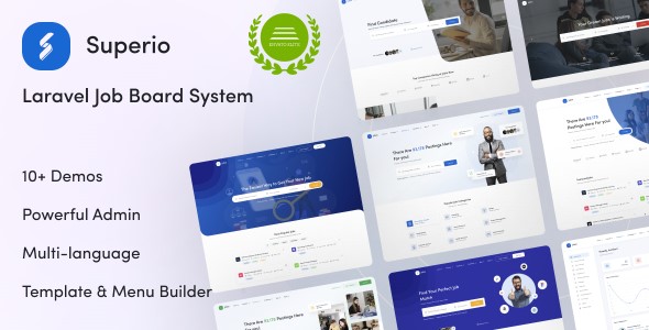 Superio v2.6.1 Nulled - Laravel Job Board System