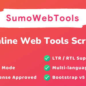 SumoWebTools v2.0 Nulled – Online Web Tools Script