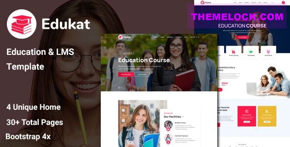 Edukat v1.2 Nulled - Education and LMS Template