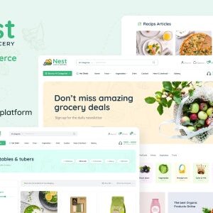 Nest v1.22.2 Nulled – Multivendor Organic & Grocery Laravel eCommerce