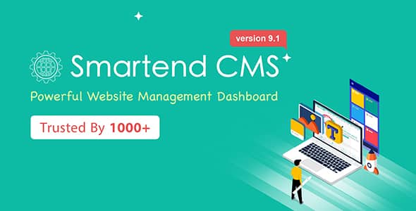 SmartEnd CMS v10.0.4 Nulled - Laravel Admin Dashboard with Frontend and Restful API