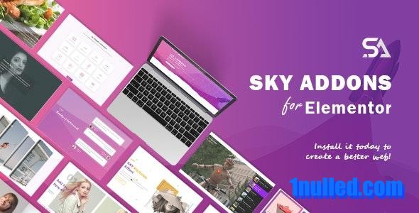 Sky Addons v1.5.7 Nulled - for Elementor Page Builder WordPress Plugin