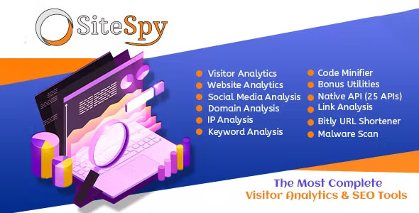 SiteSpy v7.2 nulled - The Most Complete Visitor Analytics & SEO Tools