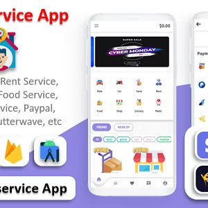 City Service App v3.0 – Service At Home – Multi Payment Gateways Integrated – Multi Login