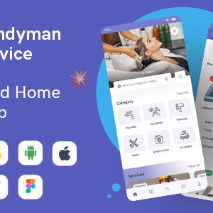 Handyman Service v33.0 Nulled – Flutter On-Demand Home Services App with Complete Solution