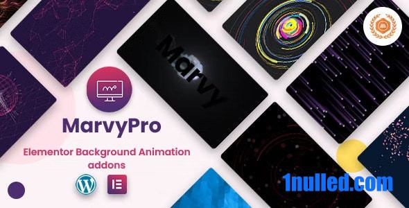 MarvyPro v1.7.0 Nulled - Background Animations for Elementor