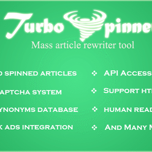 Turbo Spinner v1.8 Nulled – Article Rewriter