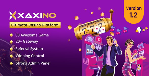 Xaxino v1.2 Nulled – Ultimate Casino Platform PHP Script
