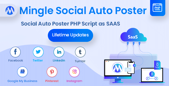 Mingle SAAS v5.1.2 Nulled - Social Auto Poster & Scheduler PHP Script