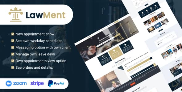 LawMent v2.5 Nulled - SaaS Based Multi Lawyer Appointment System
